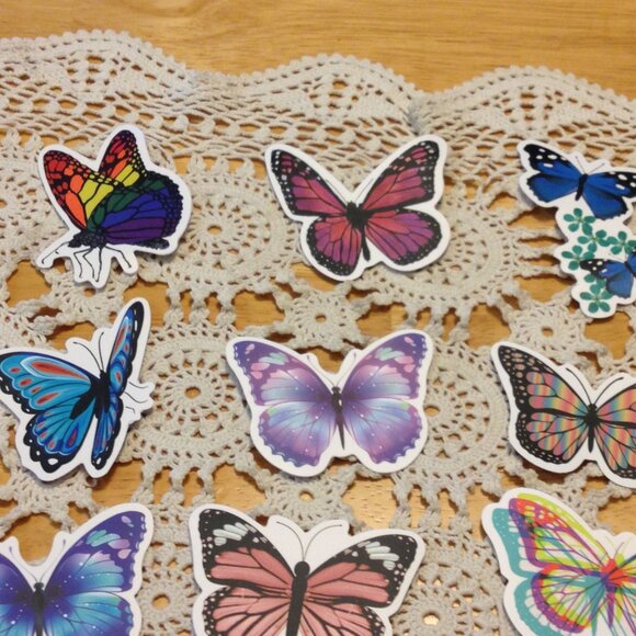 Butterfly Stickers for Computer, lockers, backpacks, crafts, scrapbooks - Picture 3 of 4